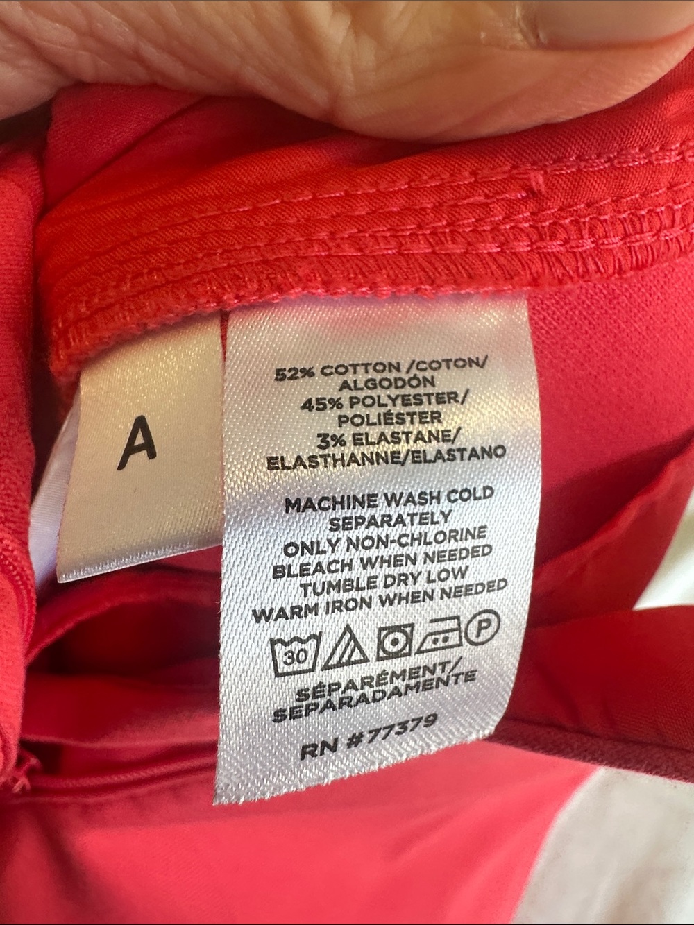 Ann Taylor Red Wide-Leg Dress Pants - Picture 4 of 4